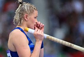 (PARIS2024) FRANCE-PARIS-OLY-ATHLETICS-POLE VAULT-WOMEN