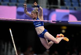 (PARIS2024) FRANCE-PARIS-OLY-ATHLETICS-POLE VAULT-WOMEN
