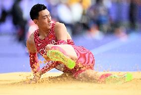 (PARIS2024) FRANCE-PARIS-OLY-ATHLETICS-TRIPLE JUMP-MEN