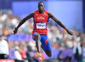 (PARIS2024) FRANCE-PARIS-OLY-ATHLETICS-TRIPLE JUMP-MEN