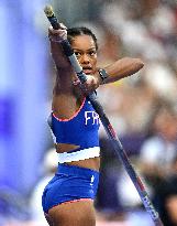 (PARIS2024) FRANCE-PARIS-OLY-ATHLETICS-POLE VAULT-WOMEN