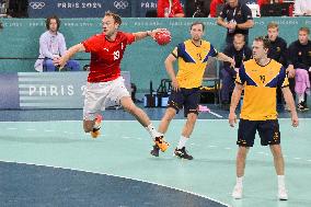 Paris 2024 - Men's Handball Danmark v Sweden