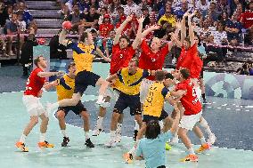 Paris 2024 - Men's Handball Danmark v Sweden