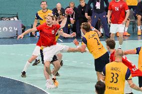 Paris 2024 - Men's Handball Danmark v Sweden