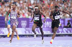 (PARIS2024) FRANCE-PARIS-OLY-ATHLETICS-200M-MEN