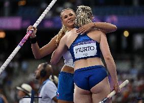 (PARIS2024) FRANCE-PARIS-OLY-ATHLETICS-POLE VAULT-WOMEN