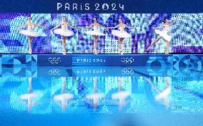 (PARIS2024) FRANCE-SAINT-DENIS-OLY-ARTISTIC SWIMMING