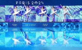 (PARIS2024) FRANCE-SAINT-DENIS-OLY-ARTISTIC SWIMMING