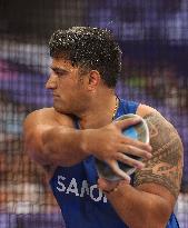 (PARIS2024) FRANCE-PARIS-OLY-ATHLETICS-DISCUS THROW-MEN