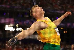 (PARIS2024) FRANCE-PARIS-OLY-ATHLETICS-DISCUS THROW-MEN