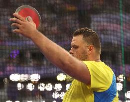 (PARIS2024) FRANCE-PARIS-OLY-ATHLETICS-DISCUS THROW-MEN