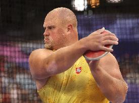 (PARIS2024) FRANCE-PARIS-OLY-ATHLETICS-DISCUS THROW-MEN