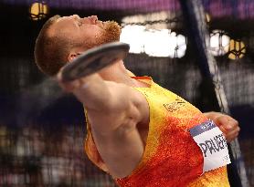 (PARIS2024) FRANCE-PARIS-OLY-ATHLETICS-DISCUS THROW-MEN