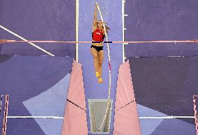 (PARIS2024) FRANCE-PARIS-OLY-ATHLETICS-POLE VAULT-WOMEN