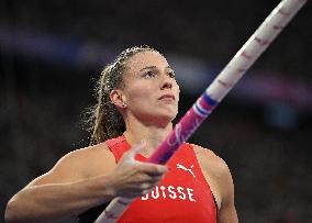 (PARIS2024) FRANCE-PARIS-OLY-ATHLETICS-POLE VAULT-WOMEN