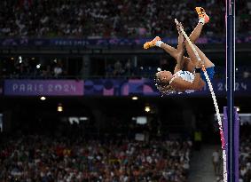 (PARIS2024) FRANCE-PARIS-OLY-ATHLETICS-POLE VAULT-WOMEN