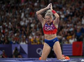 (PARIS2024) FRANCE-PARIS-OLY-ATHLETICS-POLE VAULT-WOMEN