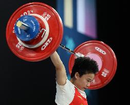 (PARIS2024)FRANCE-PARIS-OLY-WEIGHTLIFTING