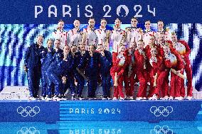 (PARIS2024) FRANCE-SAINT-DENIS-OLY-ARTISTIC SWIMMING