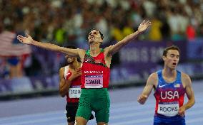 Paris 2024 - 3000m Steeple - Soufiane El Bakkali Wins Gold