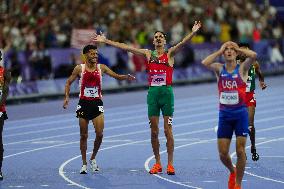 Paris 2024 - 3000m Steeple - Soufiane El Bakkali Wins Gold