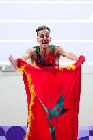 Paris 2024 - 3000m Steeple - Soufiane El Bakkali Wins Gold