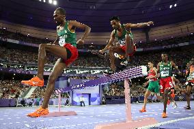 (PARIS2024) FRANCE-PARIS-OLY-ATHLETICS-3000M STEEPLECHASE-MEN