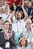 Paris 2024 - Crown Prince Haakon Of Norway At Beach Volley Event