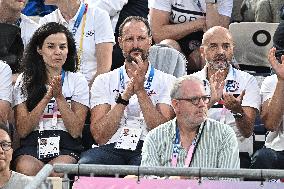 Paris 2024 - Crown Prince Haakon Of Norway At Beach Volley Event