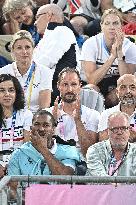 Paris 2024 - Crown Prince Haakon Of Norway At Beach Volley Event