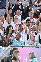 Paris 2024 - Crown Prince Haakon Of Norway At Beach Volley Event