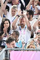 Paris 2024 - Crown Prince Haakon Of Norway At Beach Volley Event