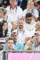 Paris 2024 - Crown Prince Haakon Of Norway At Beach Volley Event