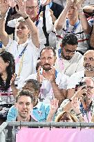 Paris 2024 - Crown Prince Haakon Of Norway At Beach Volley Event