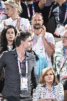 Paris 2024 - Crown Prince Haakon Of Norway At Beach Volley Event