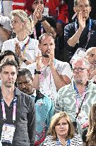 Paris 2024 - Crown Prince Haakon Of Norway At Beach Volley Event