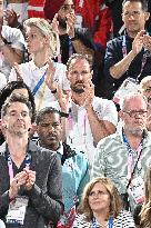 Paris 2024 - Crown Prince Haakon Of Norway At Beach Volley Event