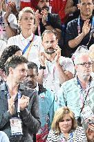 Paris 2024 - Crown Prince Haakon Of Norway At Beach Volley Event