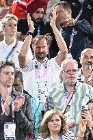 Paris 2024 - Crown Prince Haakon Of Norway At Beach Volley Event