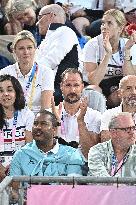 Paris 2024 - Crown Prince Haakon Of Norway At Beach Volley Event