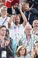 Paris 2024 - Crown Prince Haakon Of Norway At Beach Volley Event