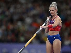 (PARIS2024) FRANCE-PARIS-OLY-ATHLETICS-POLE VAULT-WOMEN