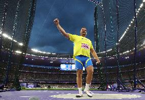 (PARIS2024) FRANCE-PARIS-OLY-ATHLETICS-DISCUS THROW-MEN