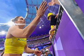 Paris 2024 - Pole Vault - Nina Kennedy Wins Gold