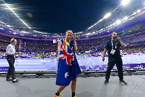 Paris 2024 - Pole Vault - Nina Kennedy Wins Gold