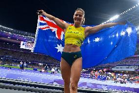 Paris 2024 - Pole Vault - Nina Kennedy Wins Gold
