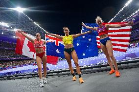 Paris 2024 - Pole Vault - Nina Kennedy Wins Gold