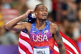 Paris 2024 - 400m - Quincy Hall Wins Bronze