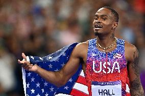 Paris 2024 - 400m - Quincy Hall Wins Bronze