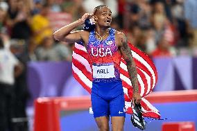 Paris 2024 - 400m - Quincy Hall Wins Bronze